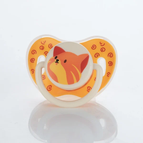 Miyocar Lovely Cat Baby Pacifiers Bring Replacement Nipple Includes 3 Different Size Silicone Teat for Boy and Girl - Image 3