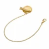 Baby Luxury Pacifier with Pacifier Clip Silicone BPA Free Infant Nipple for Newborn Baby Shower Gold Bling Dummy Holder Soother - Image 5