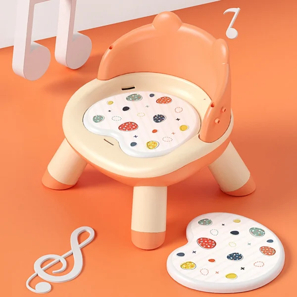 Baby dining chair Baby call chair back learn to sit small stool Low detachable table seat children - Image 4