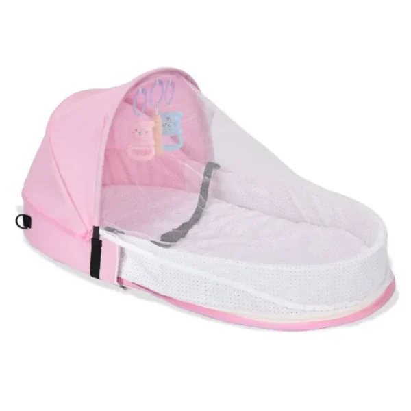 Baby Isolation Bionic Travel Crib Kids Bed Baby Bassinet New Convenient Folding Anti-pressure Crib Middle Bed Newborn - Image 5