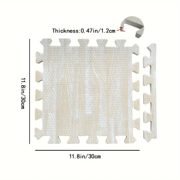 8pcs Interlocking Soft EVA Foam Mats Baby Play Mat Anti-Slip Tiles For Bedroom Home Rug Gym Puzzle Exercise Floor Carpet - Image 3