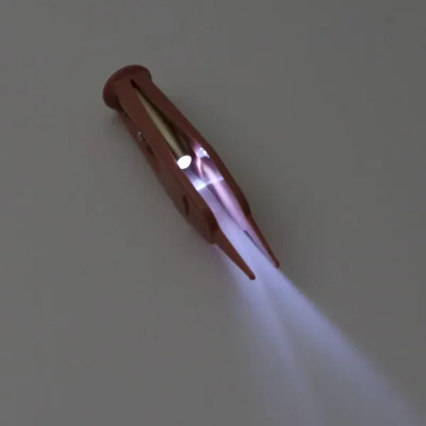 Clean Tweezer Baby Flashlight Dig Booger Clip Infants Clean Ear Nose Navel Visible Safety Tweezers Safe Forceps Cleaning - Image 3