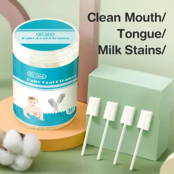 30/60pcs Baby Oral Cleaning Stick Disposable Cleaner Milk Teeth Gauze Toothbrush Baby Tongue Washing For Newborn Oral Care - Image 6