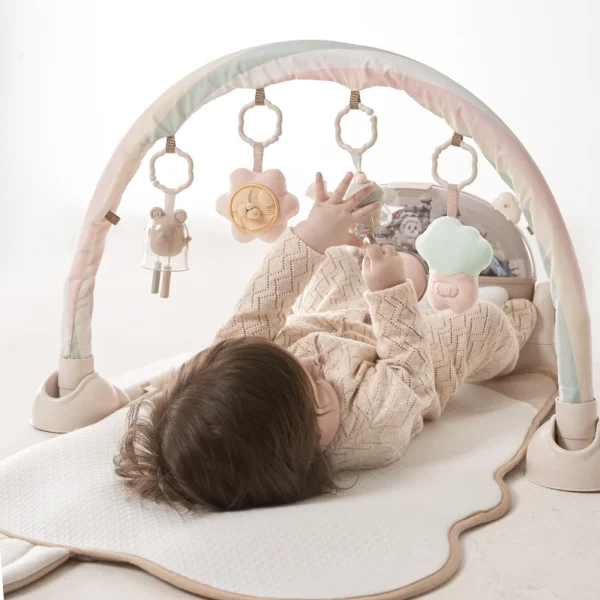 Baby Fitness Stand Toy Infant Music Rack Play Mat Baby Fitness Frame Crawling Toy Baby Activity Gym Game Activity Rug Blanket - Image 5