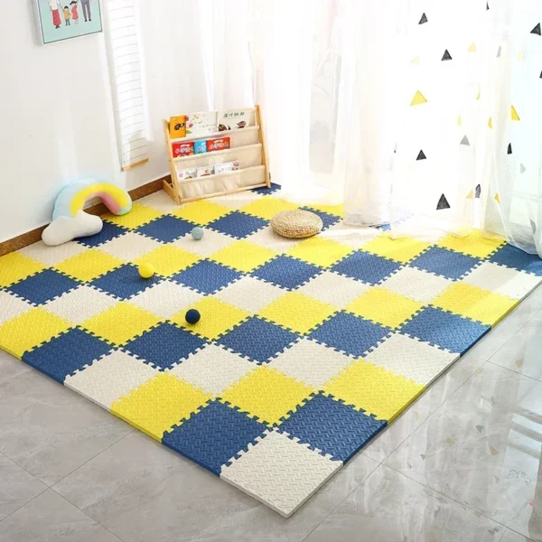 12pcs 30*30*1cm EVA Foam Baby Play Mat Sports And Fitness Interlocking Puzzle Rug Toy Soft Carpet Bedroom Living Room Decoration