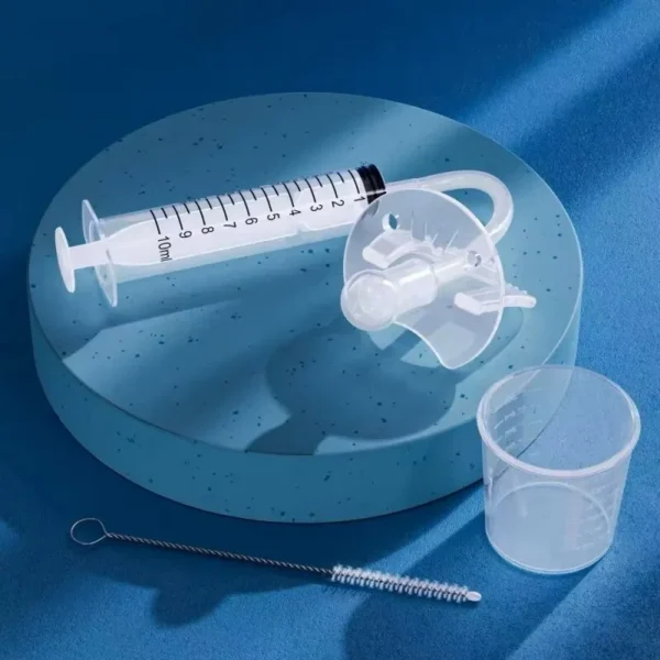 6pcs Baby Pacifier Medicine Dispenser Kit 10ml Oral Feeding Syringe Liquid Needle Feeder with Measuring Cup for Baby Babies - Image 3